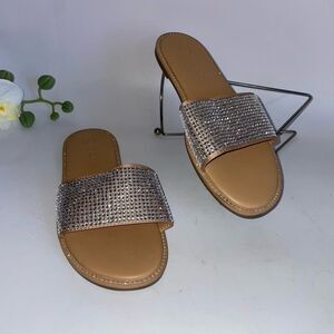 Cat & Jack Gold and Silver Sparkly Sandals